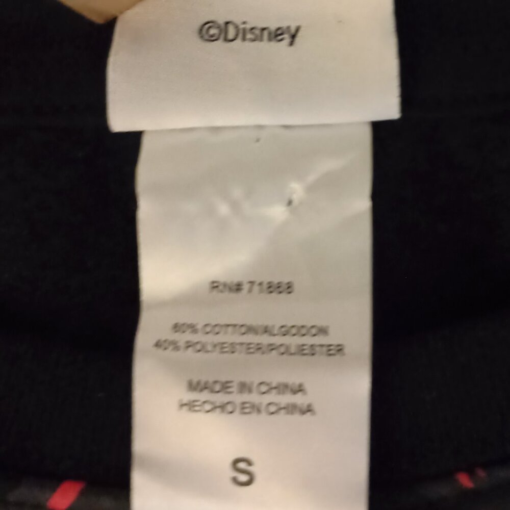 Disney Nightmare Before Christmas Black Light Up Sweatshirt Unisex Size Small S - Picture 9 of 16